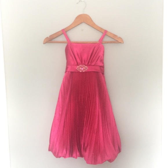 Pink Formal Bubble Dress - Picture 2 of 7
